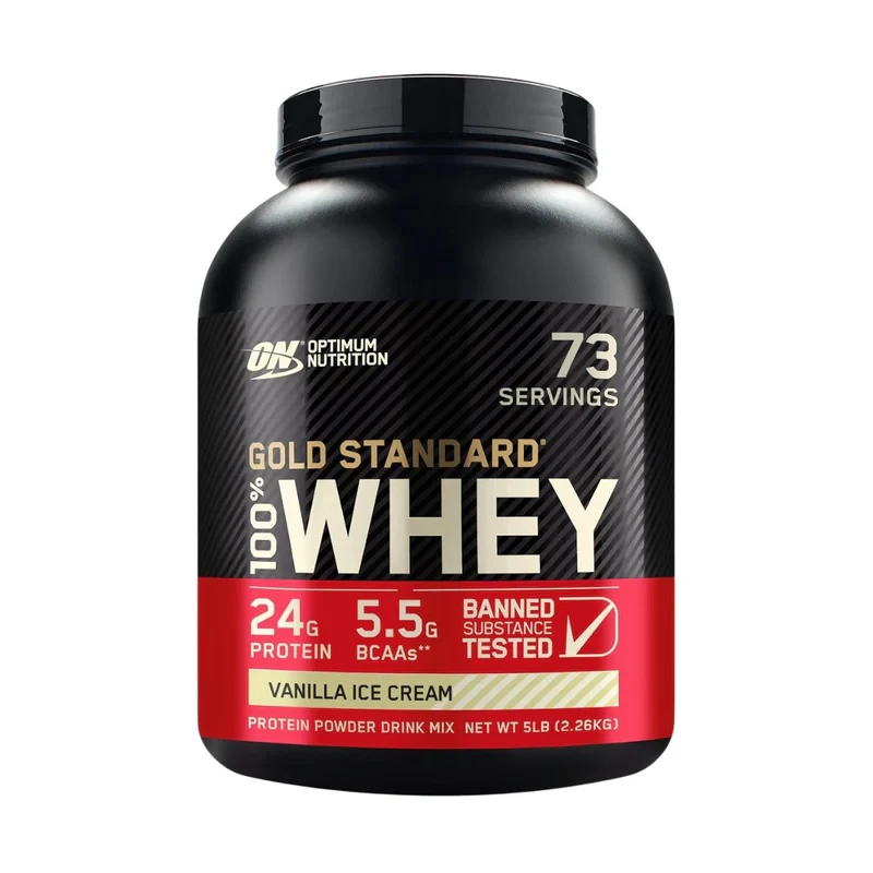 Optimum Nutrition Gold Standard 100% Whey Protein Vanilla Ice Cream 2.27kg