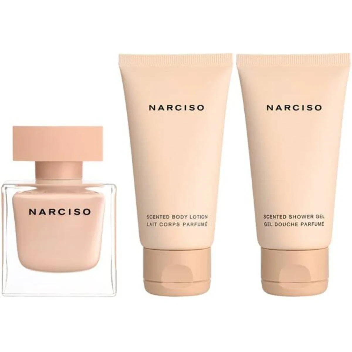 Narciso Rodriguez Narciso Poudree (W) Set EDP 50ml + Scented Body Lotion 50ml + Scented Showergel 50ml