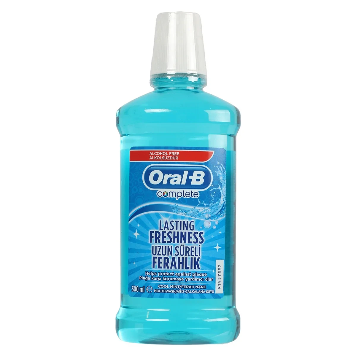 Oral B Mouthwash Complete Cool Mint 500ml