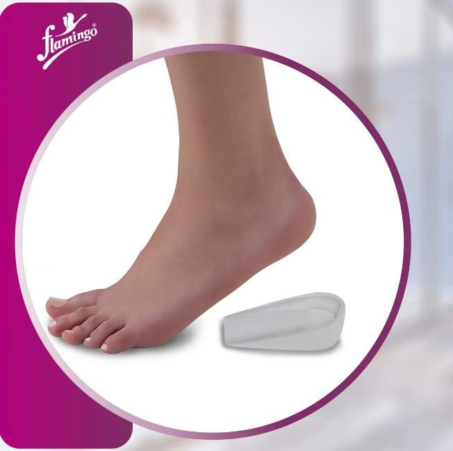 Flamingo Heel Cushion (Pair) (Unisex)