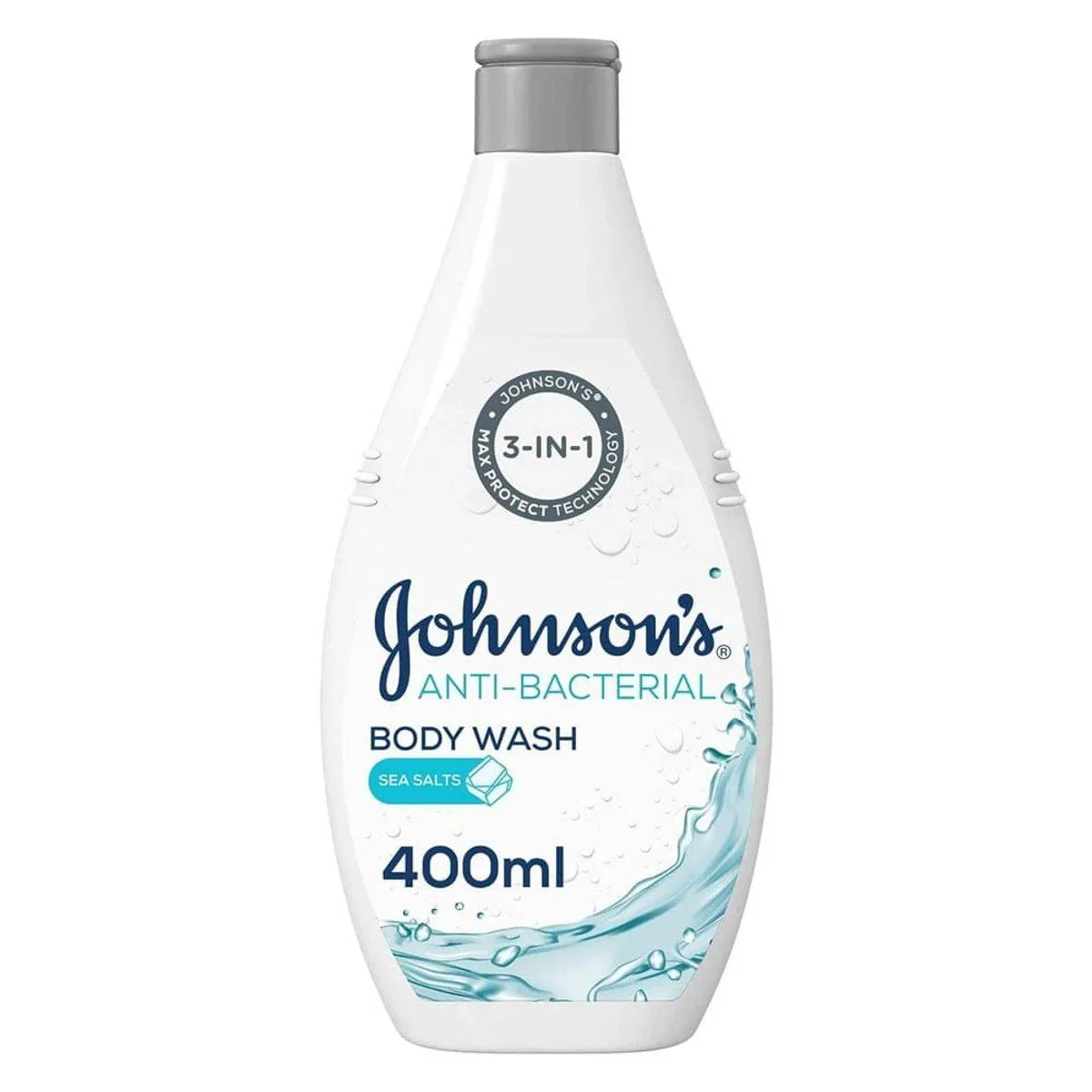 Johnsons Anti Bacterial Body Wash Sea Salts 400ml