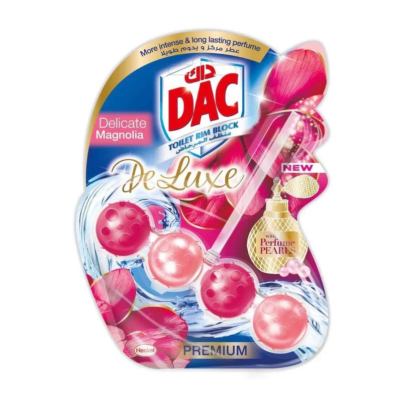 Dac Toilet Rim Block Deluxe Magnolia 50g