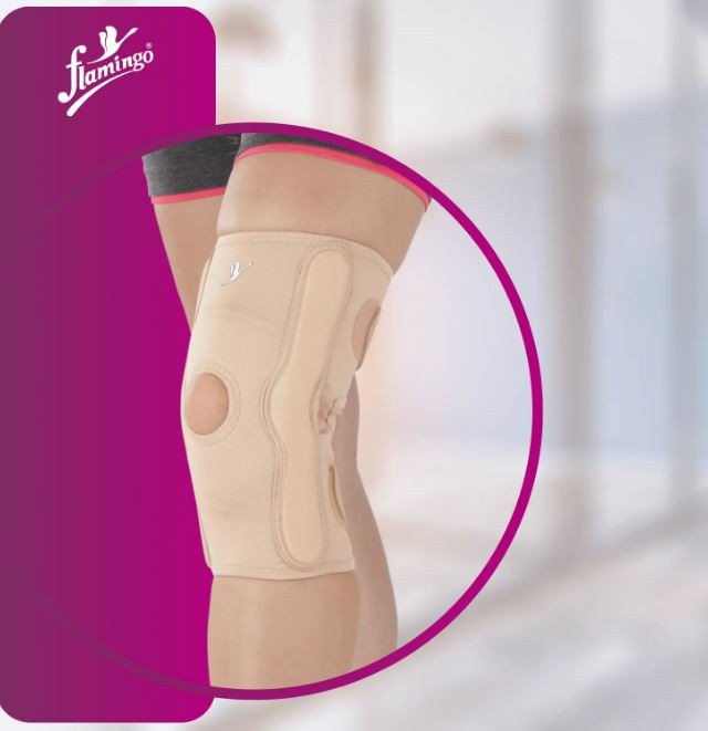 Flamingo Gel Bi-Axle Hinged Knee Cap
