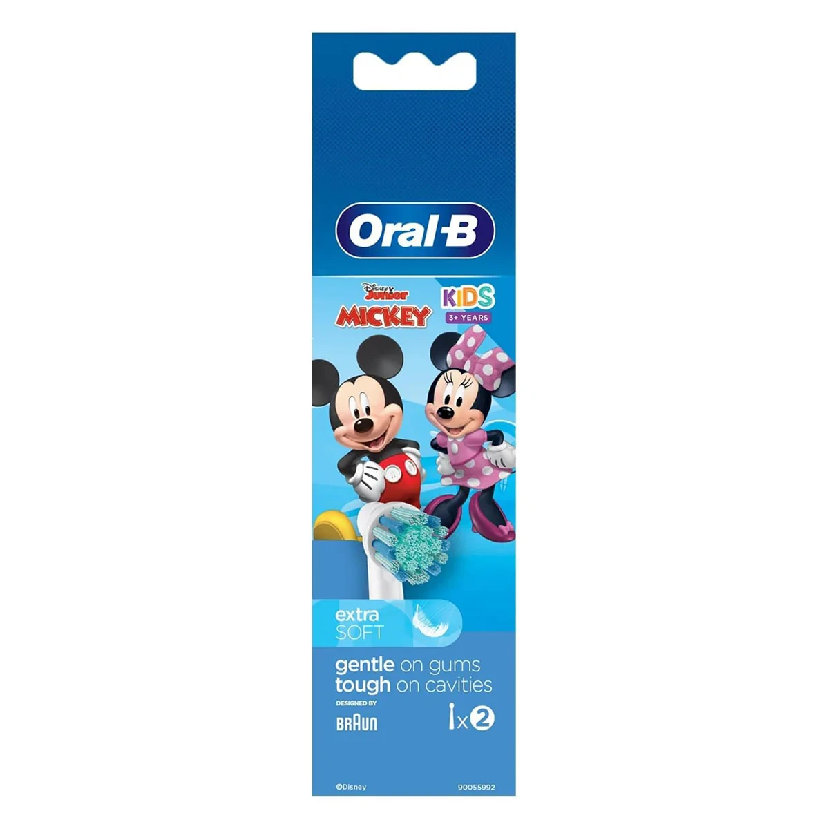 Oral B Replacement Brush Heads Kids Stages Power EB10 2 Packs