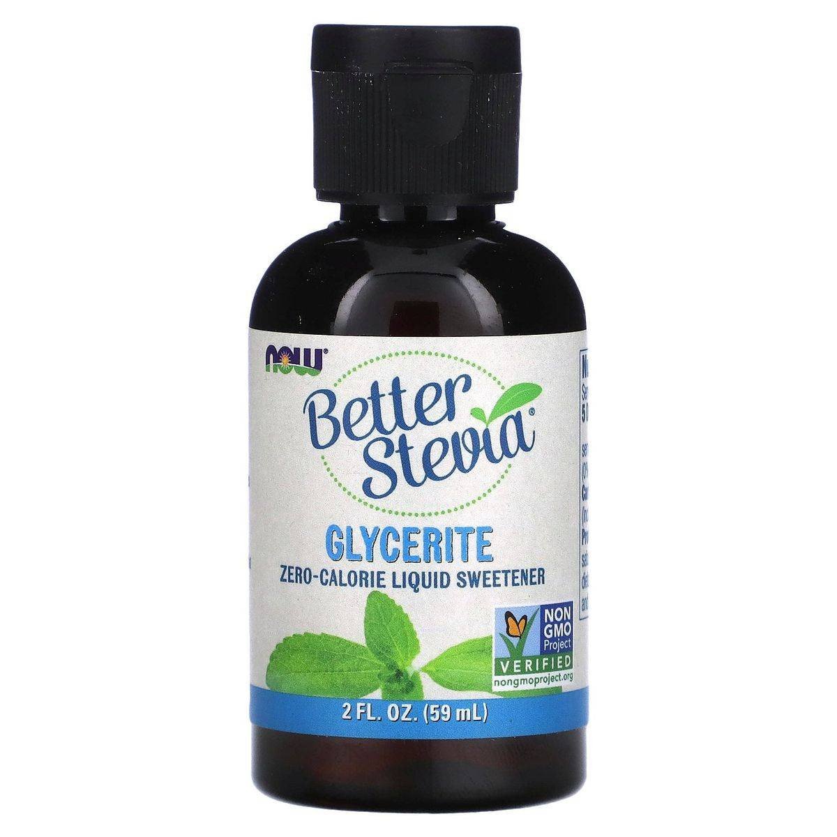 Now Sweetener Better Stevia Glycerite Liquid 59ml
