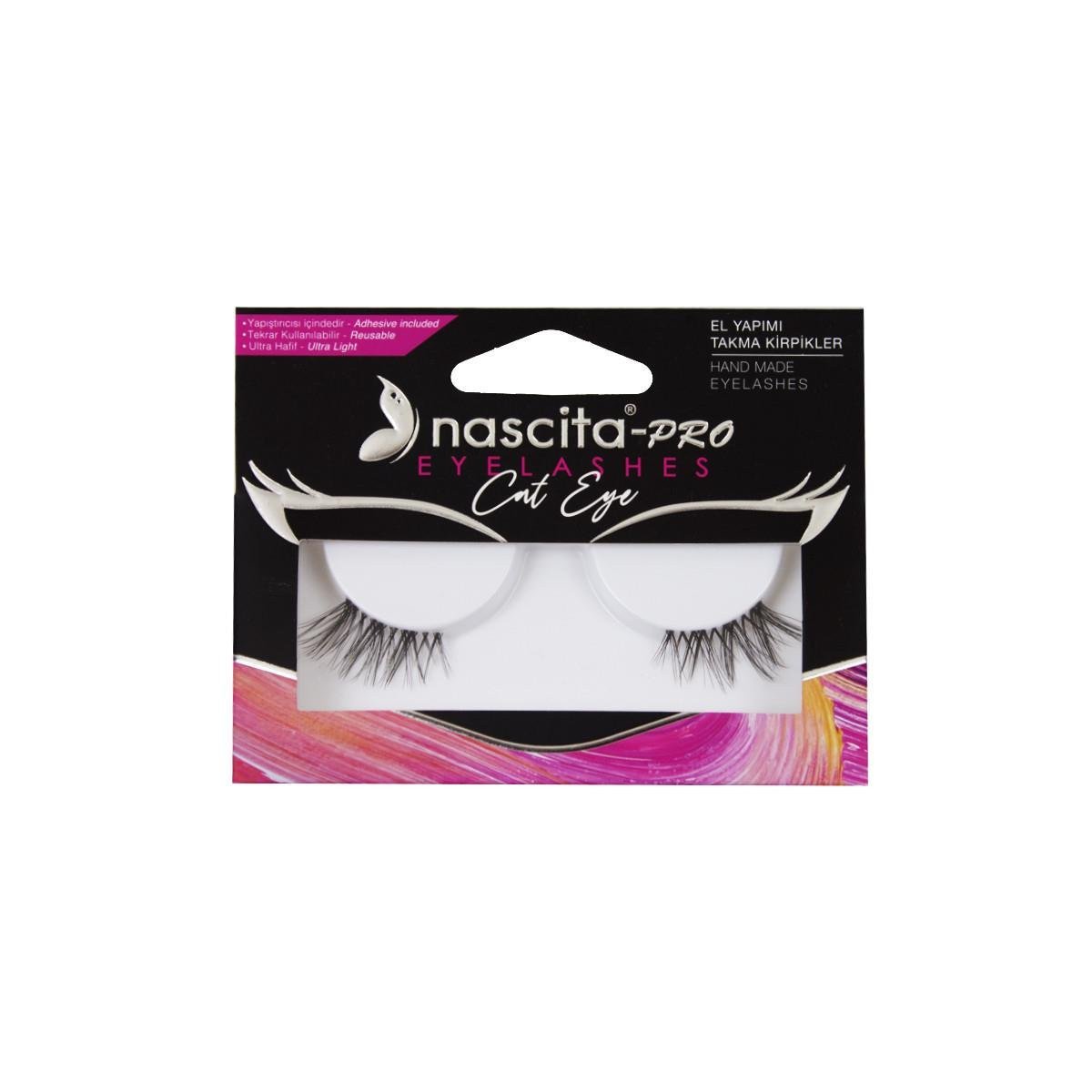 رموش صناعية عين القطة