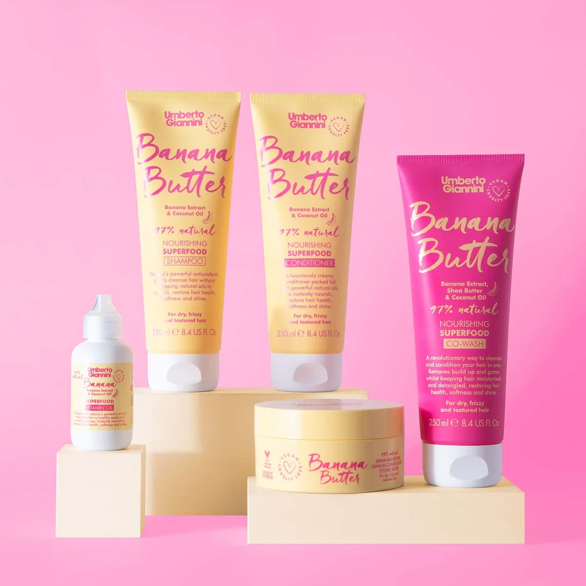 Umberto Giannini Banana Butter Leave in Conditioner 200ml