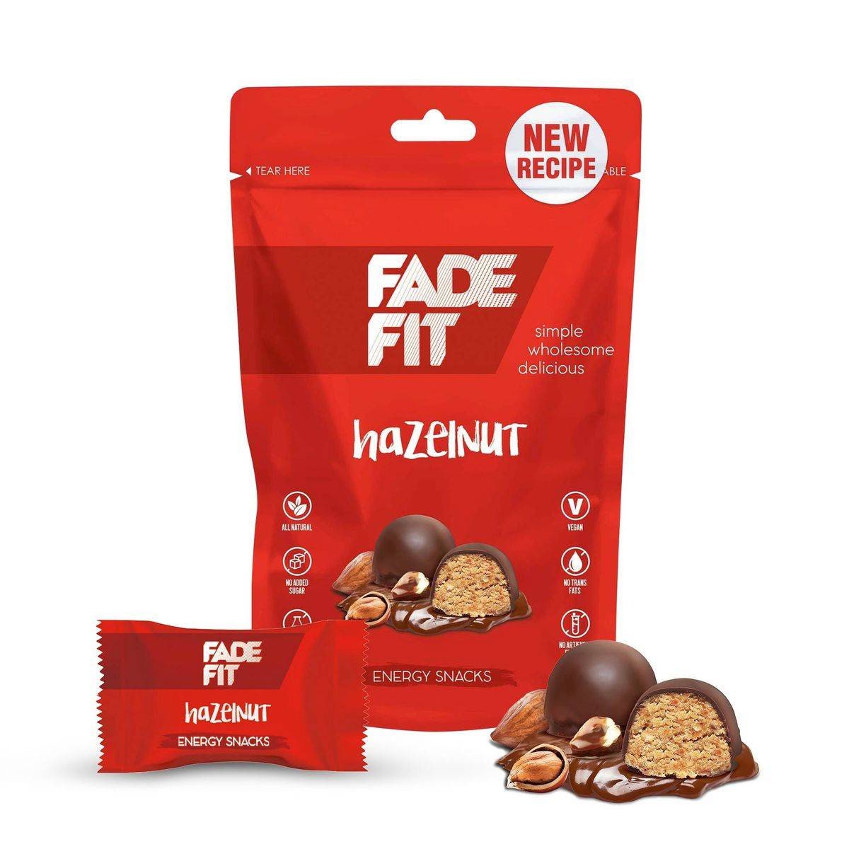 Fade Fit Energy Snacks Hazelnut 45g
