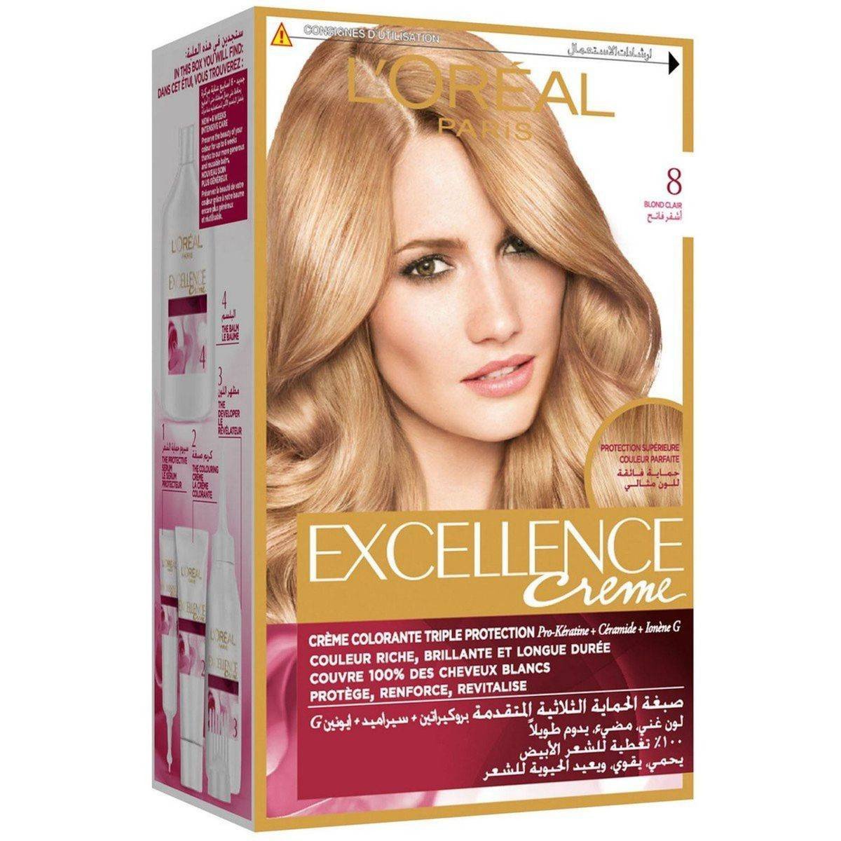 Loreal Paris Excellence 8.0 Light Blonde