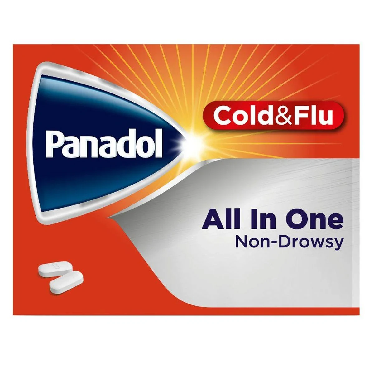 Panadol Cold & Flu All in One 24 Tablets