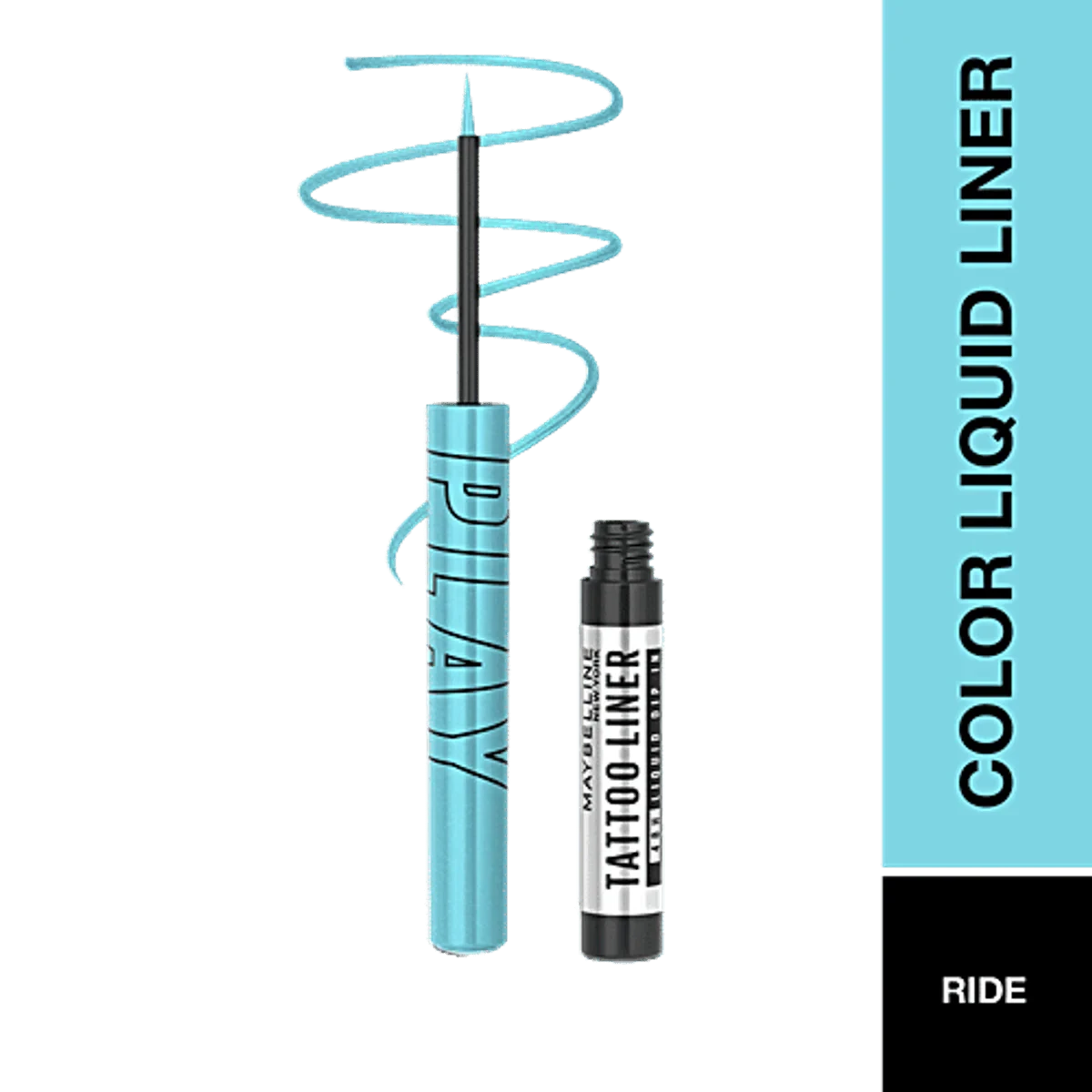 Maybelline Tattoo Play Liquid Eyeliner Light Blue Ride 2.1ml