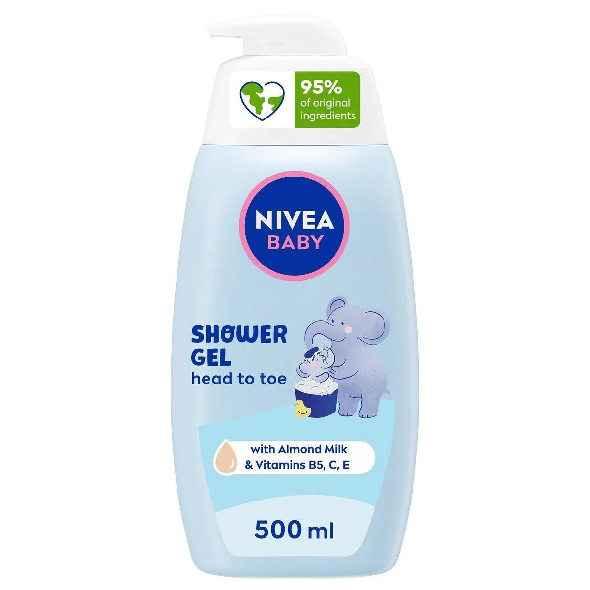 Nivea Baby Shower Gel Head To Toe 500ml