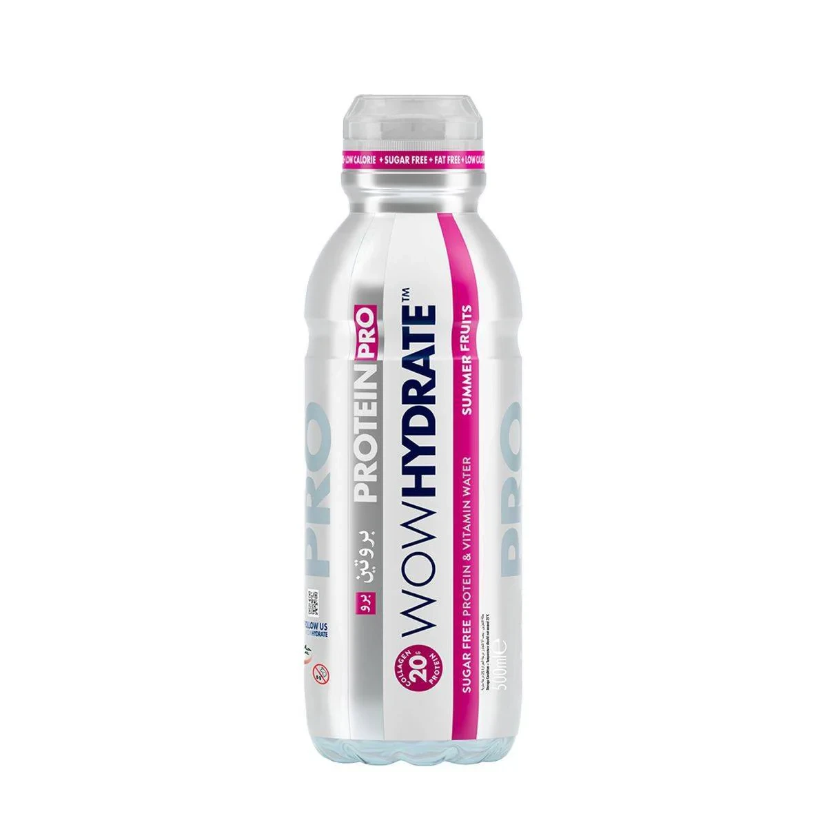 WOW Hydrate Protein Water Pro Summer Fruits 500ml