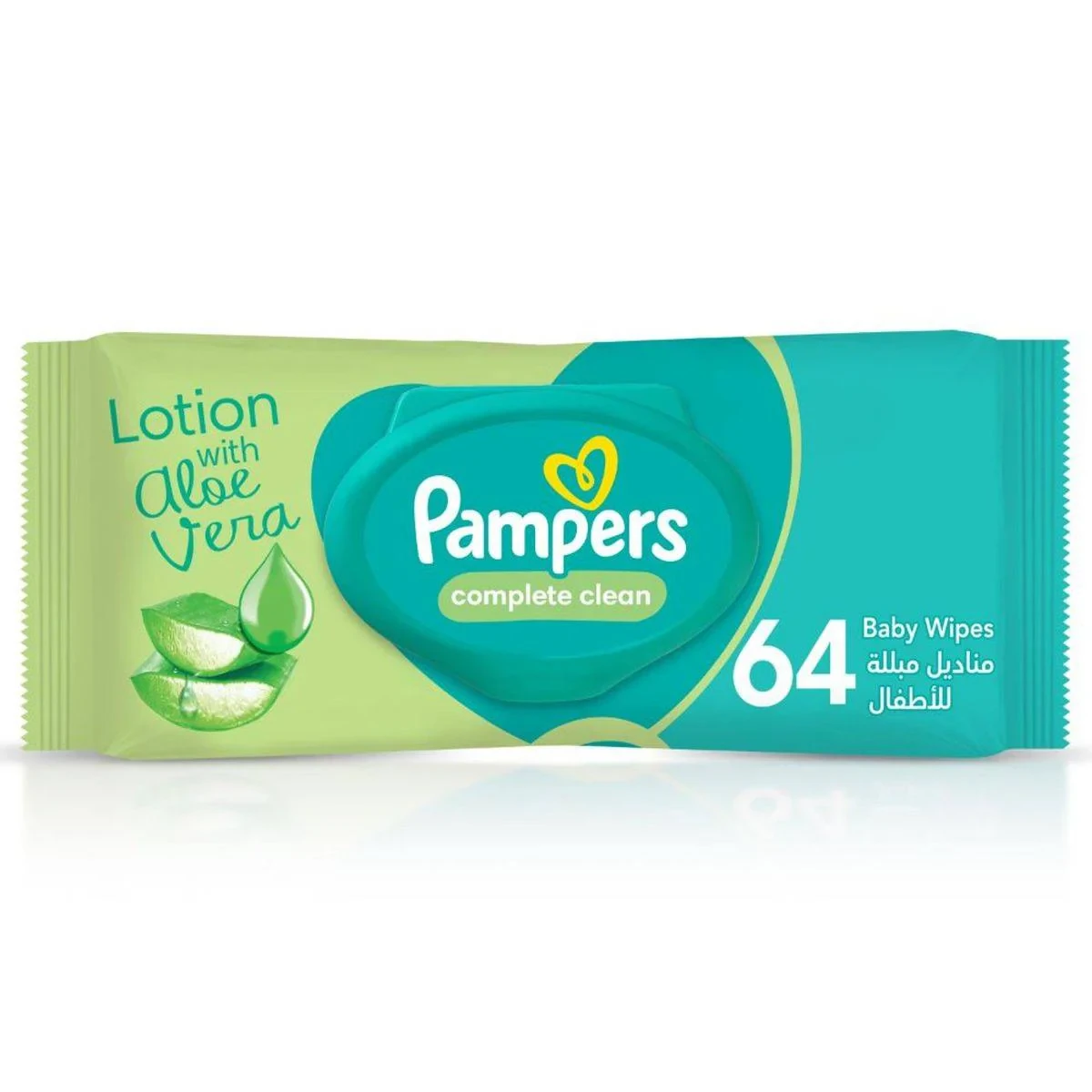 Pampers Baby Wipes Complete Clean Aloe 64 Pack