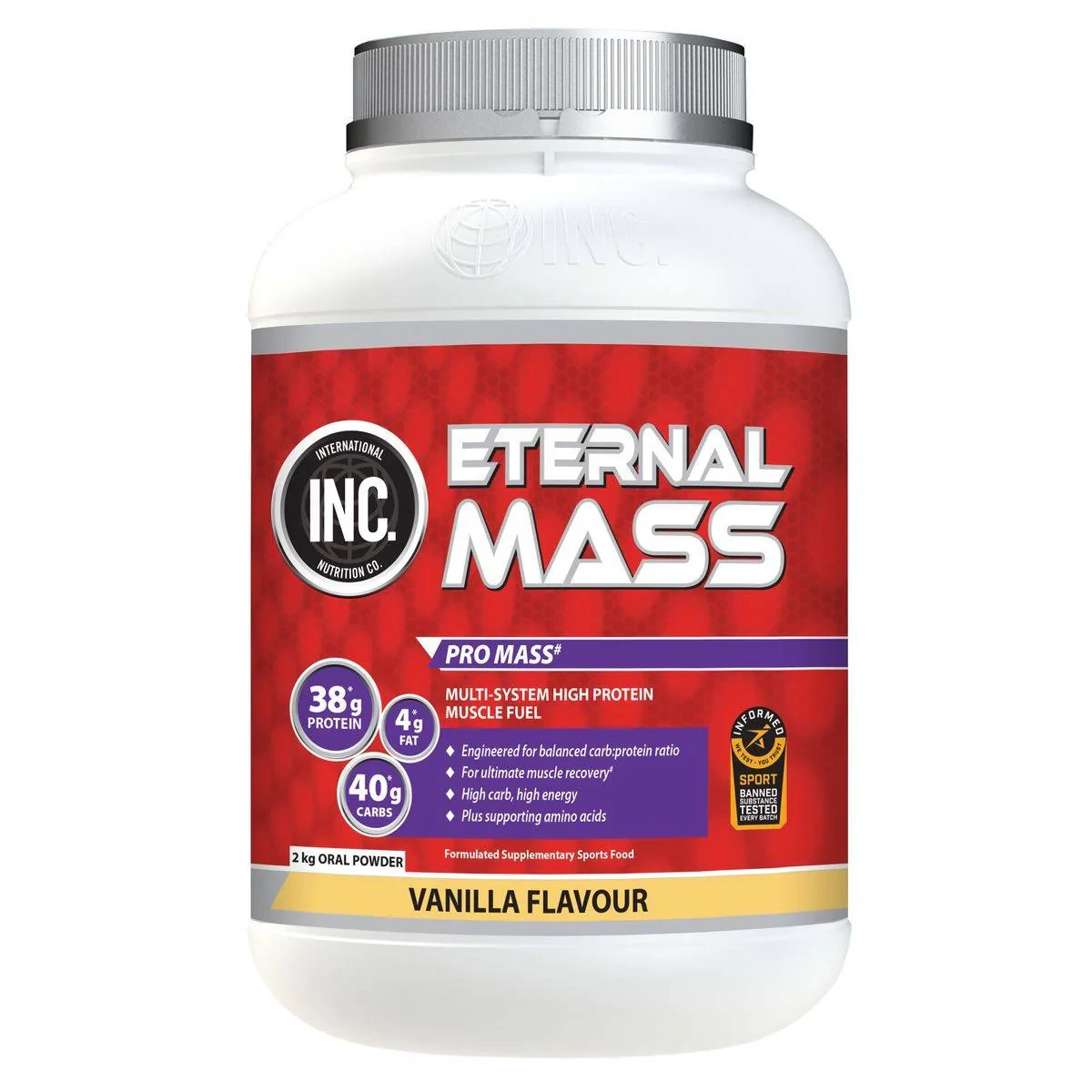INC Eternal Mass Vanilla 2kg