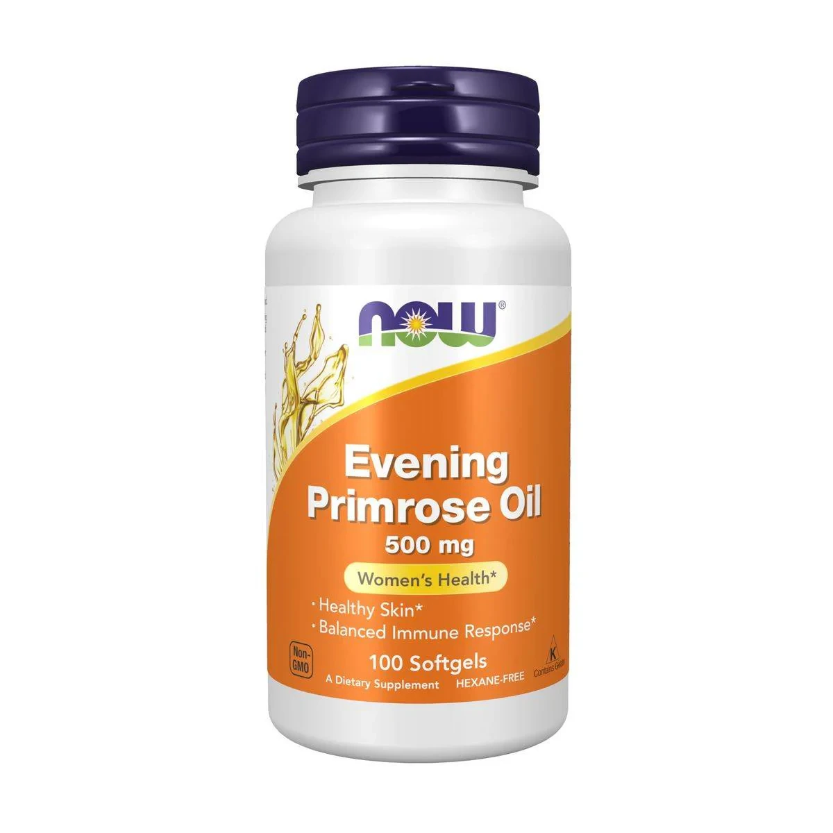 Now Evening Primrose Oil 500mg 100 Softgels