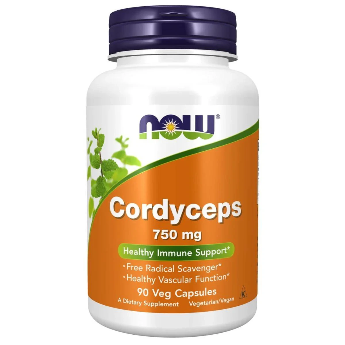 Now Cordyceps 750mg 90 Veg Capsules