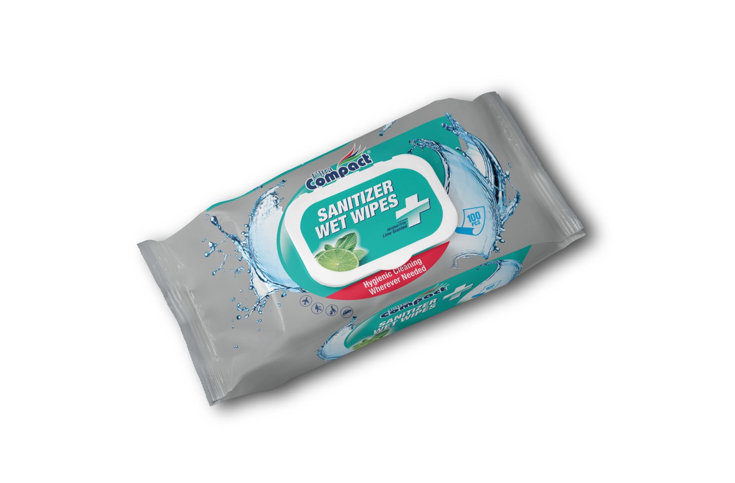 مناديل مبللة معقمة 100 حبة