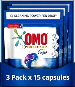 OMO Power Capsules 3-in-1 With Touch of Comfort 15 Pods