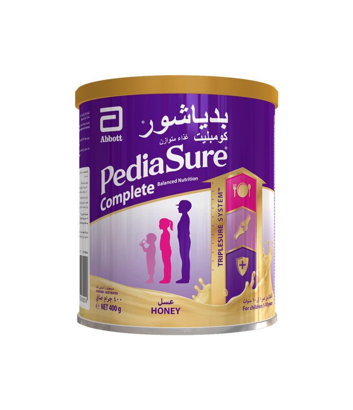 Pediasure Complete Triplesure System For Children (1-10 Years) Honey 400g