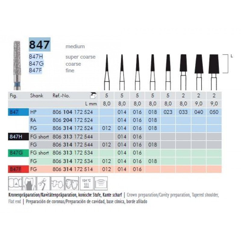 DIAMOND BUR - 847-014FG00000