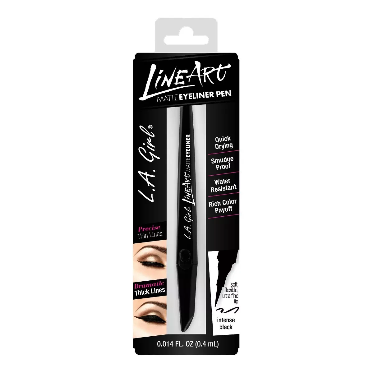 LA Girl Line Art Matte Eyeliner Intense Black