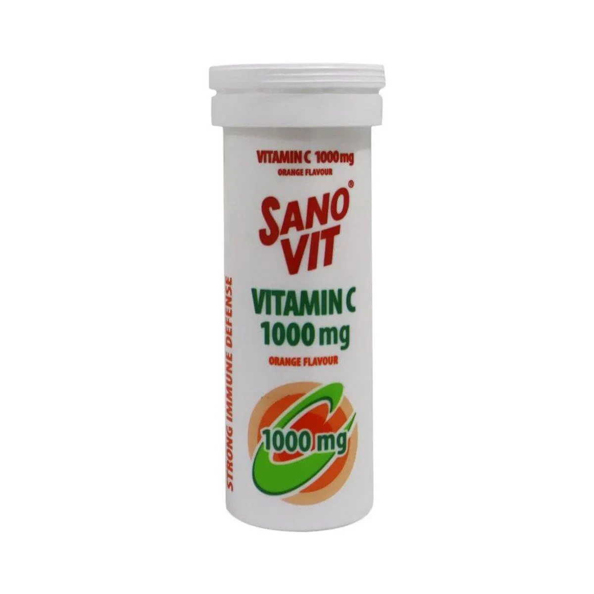 Sanovit Vitamin C 1000mg Orange 10 Effervescent Tablets