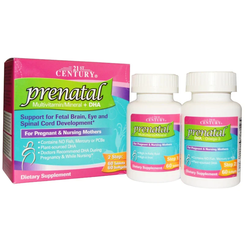 21st Century Prenatal + DHA 60 + 60 Tablets