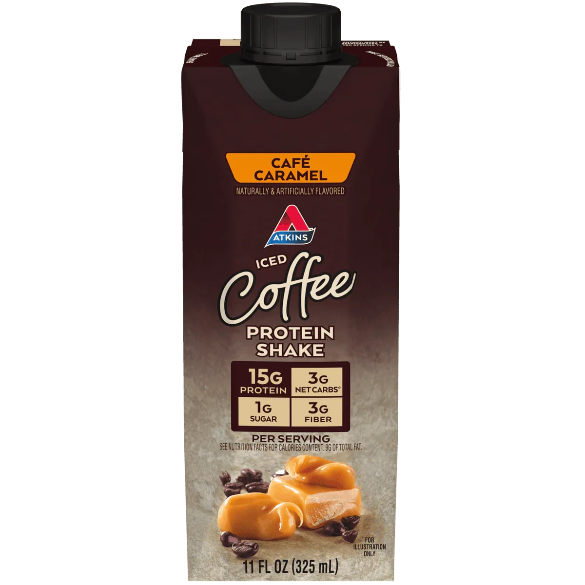 Atkins Protein Rich Shake Ready To Drink Cafe Caramel 325ml