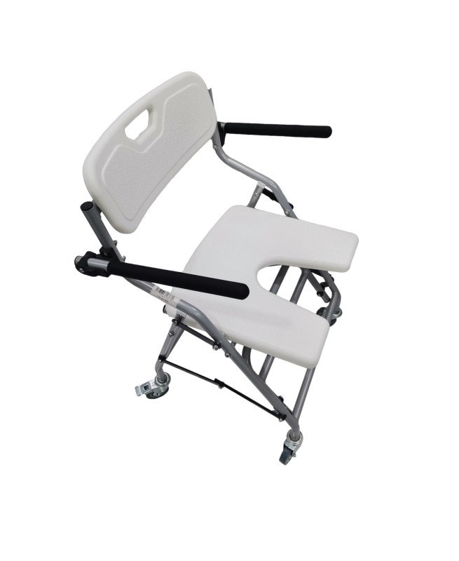 كرسي ترويش خفيف الوزن جوانب متحركة وساند للأقدام -A