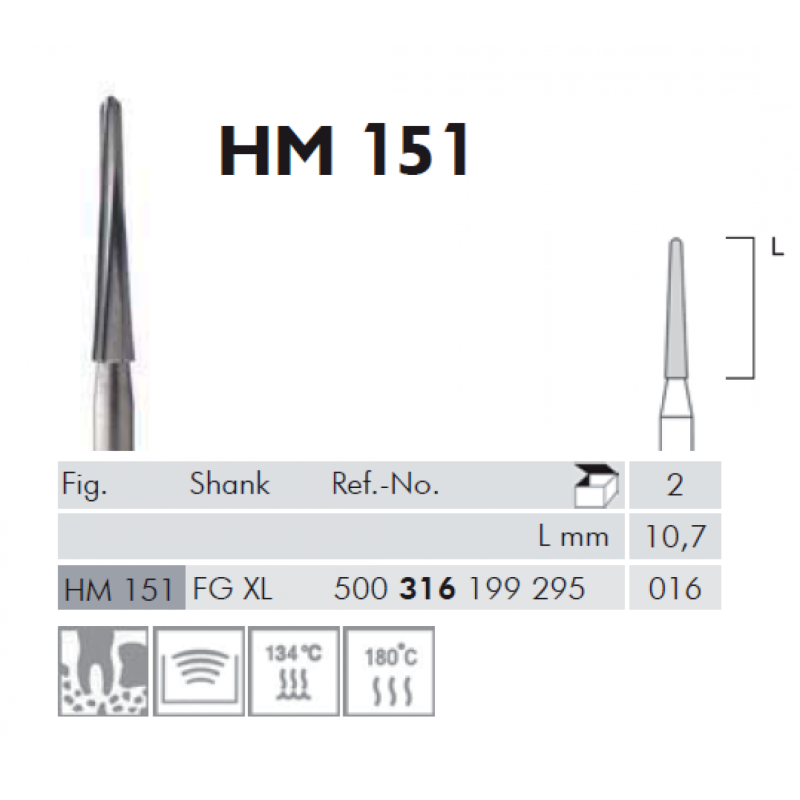ORAL SURGERY TC BUR HM-151