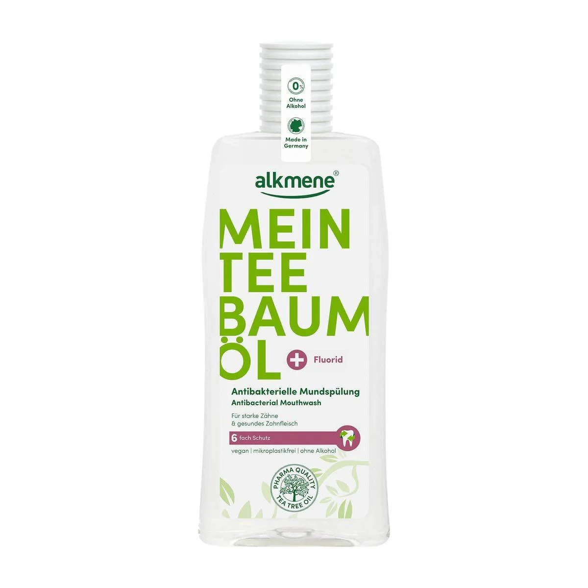 Alkmene Tea Tree Antibacterial Mouthwash 500ml