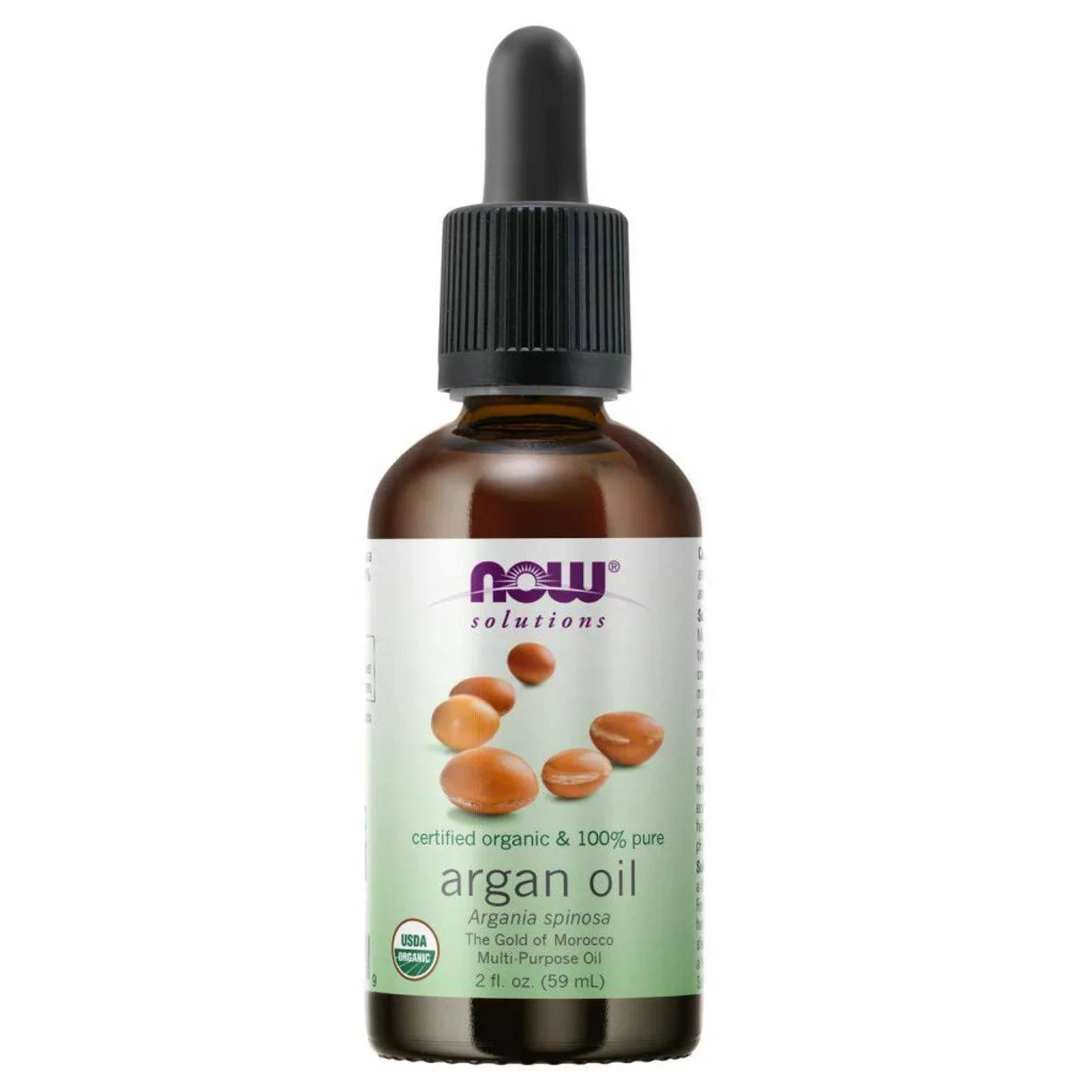 Now Solutions Organic Argan Oil 100% Pure 59ml