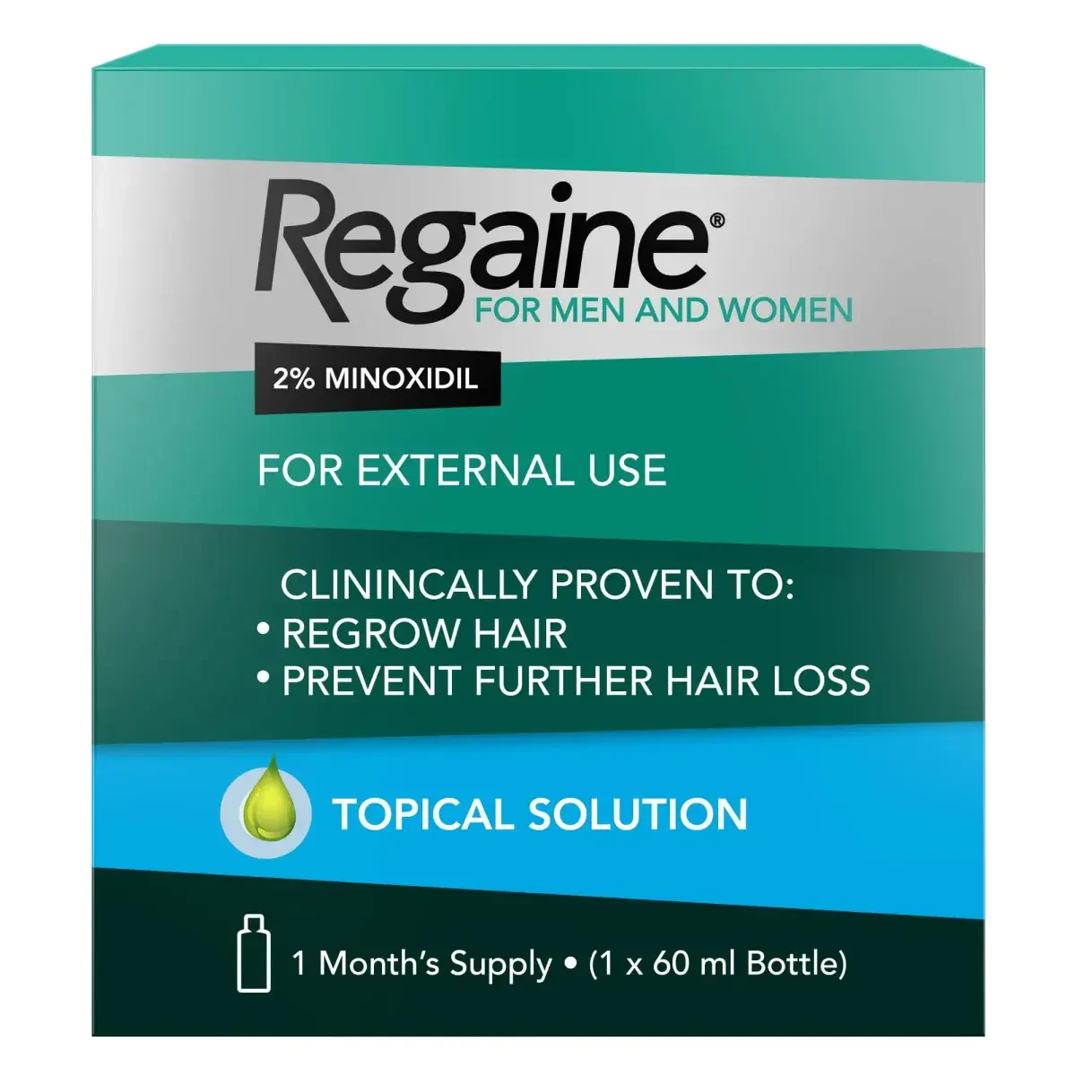 Regaine 2% Topical Solution 60ml