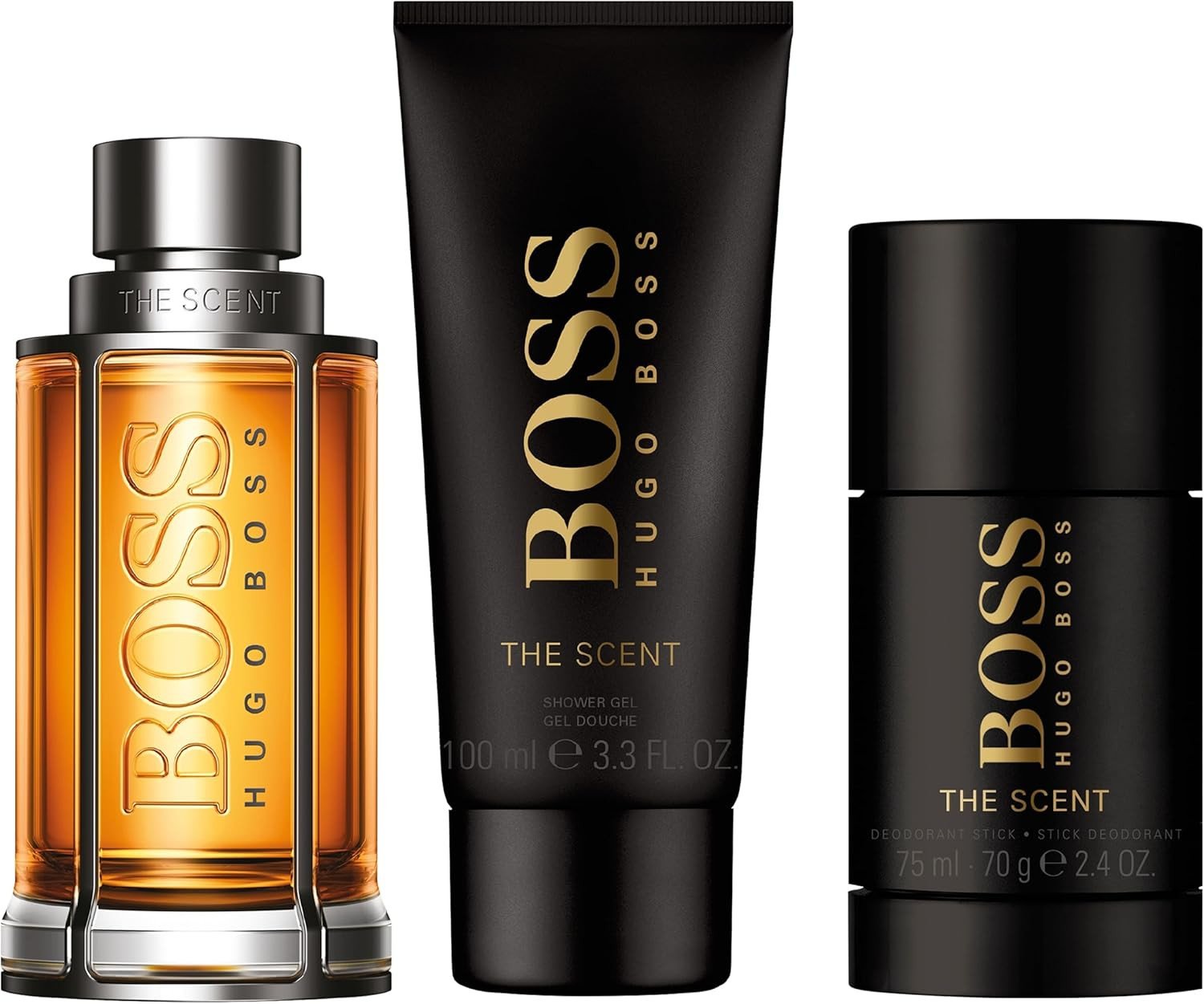 Hugo Boss The Scent (M) Set EDT 100ml + Deo Stick 75ml + Showergel 100ml