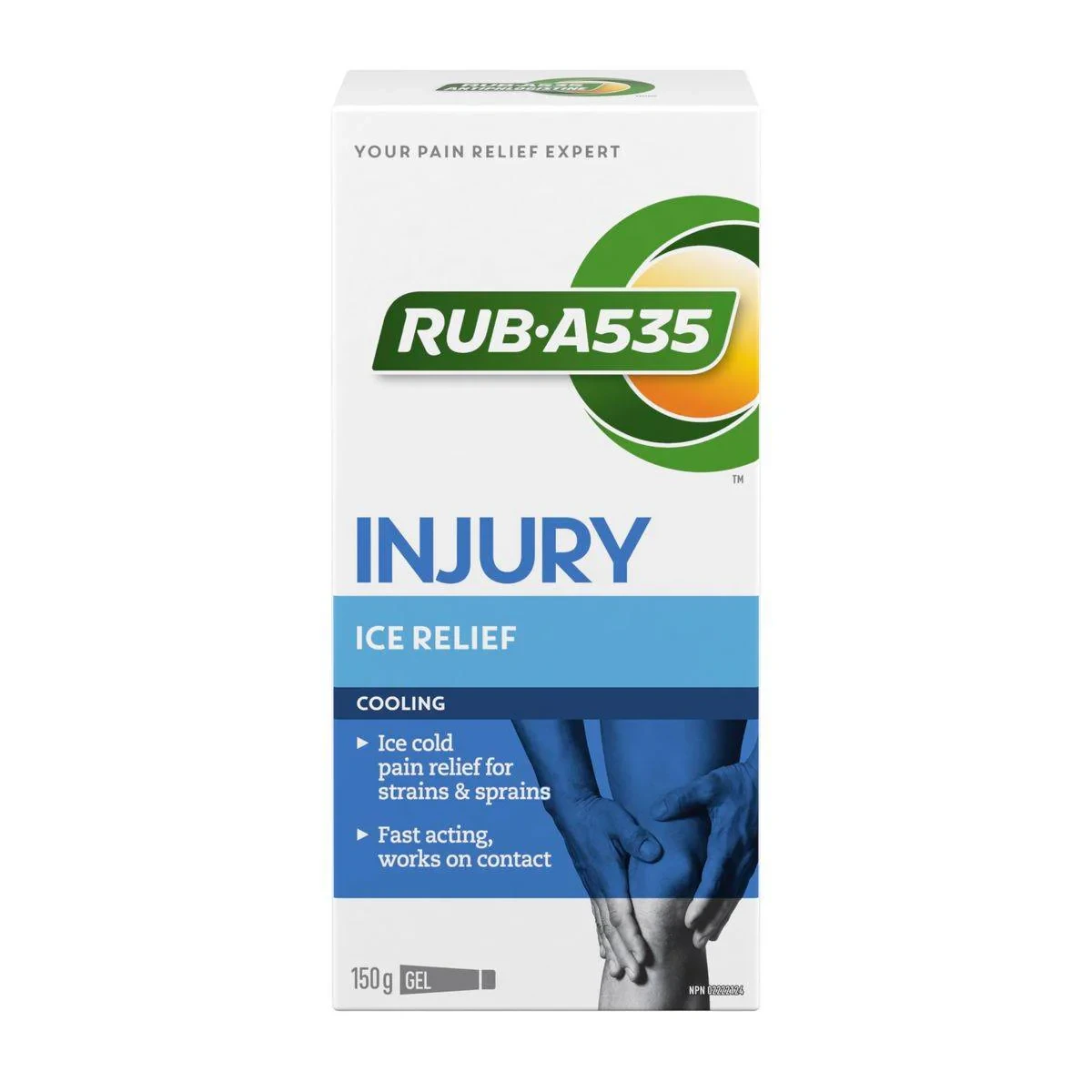 Rub A535 Injury Ice Relief Gel 150g