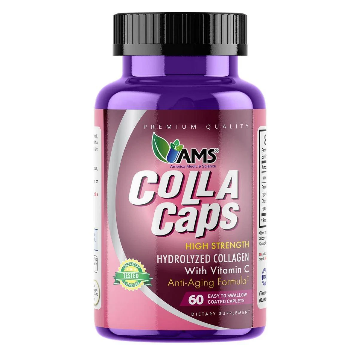 AMS Colla Caps Coated 60 Tablets