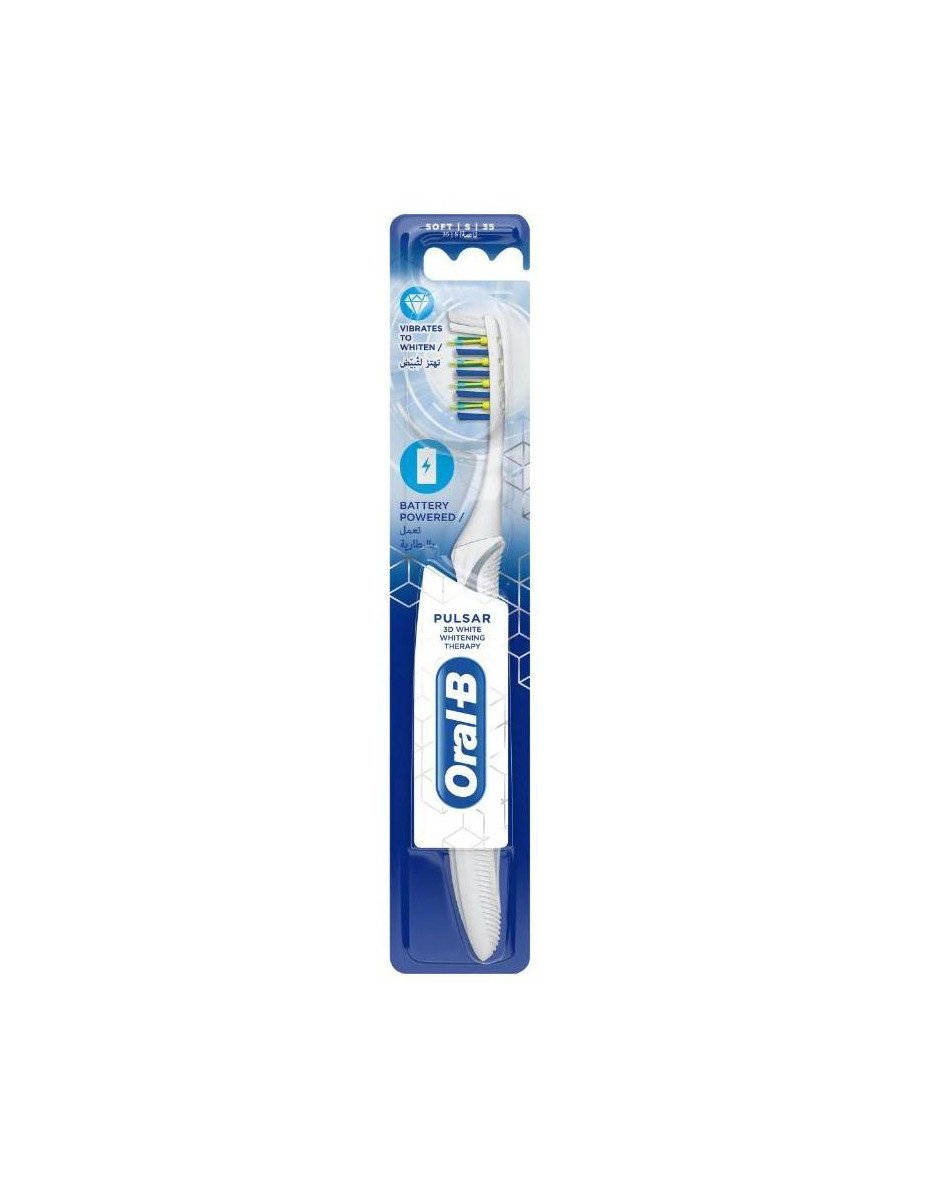 Oral B Toothbrush 3D White Pulsar Soft
