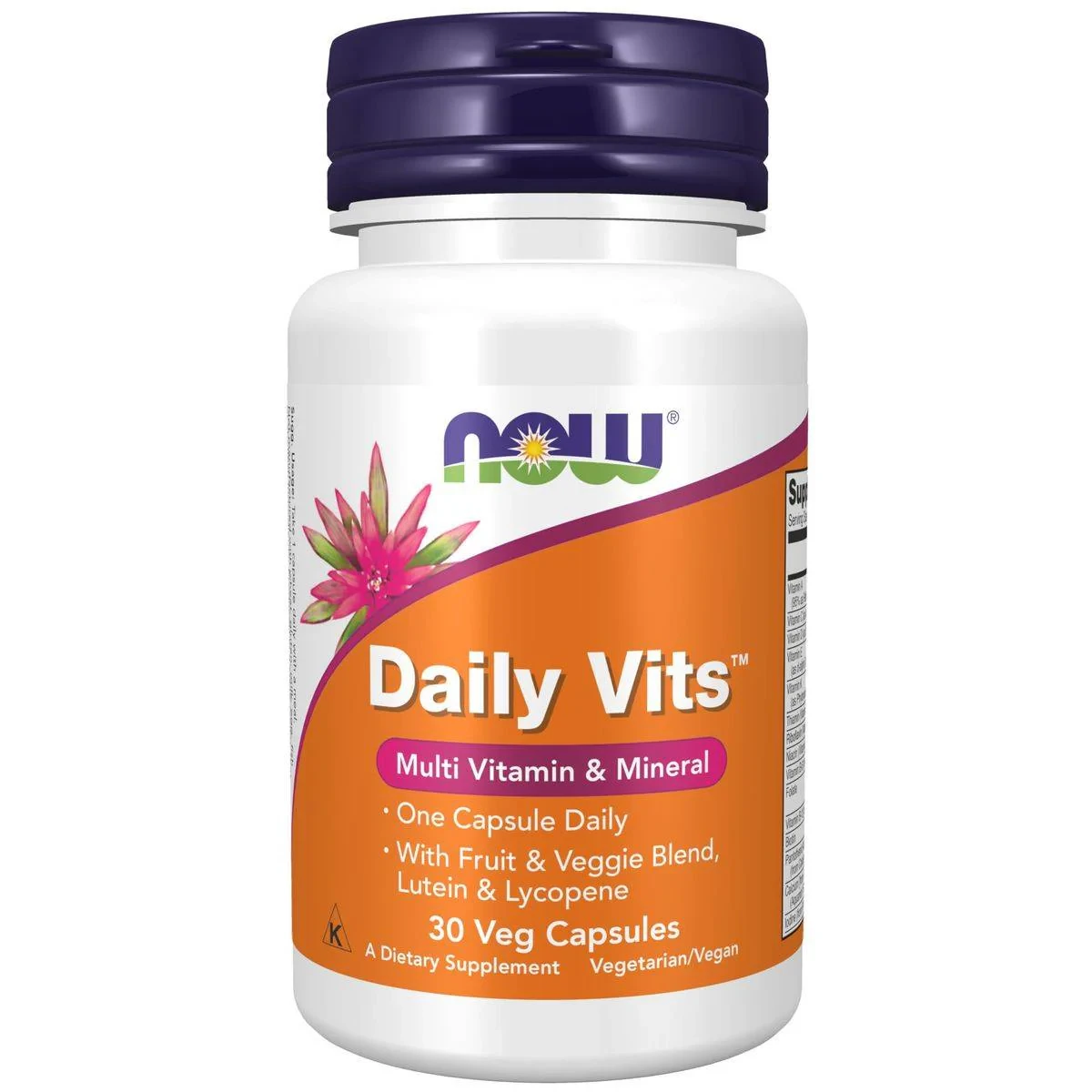 Now Daily Vits 30 VegeCapsules