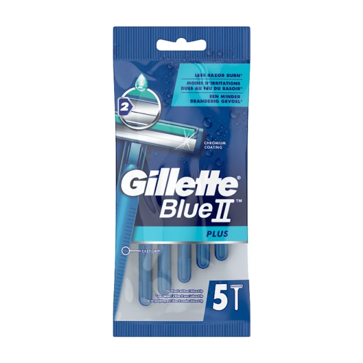 Gillette Razor Disposable Blue II 5 Count