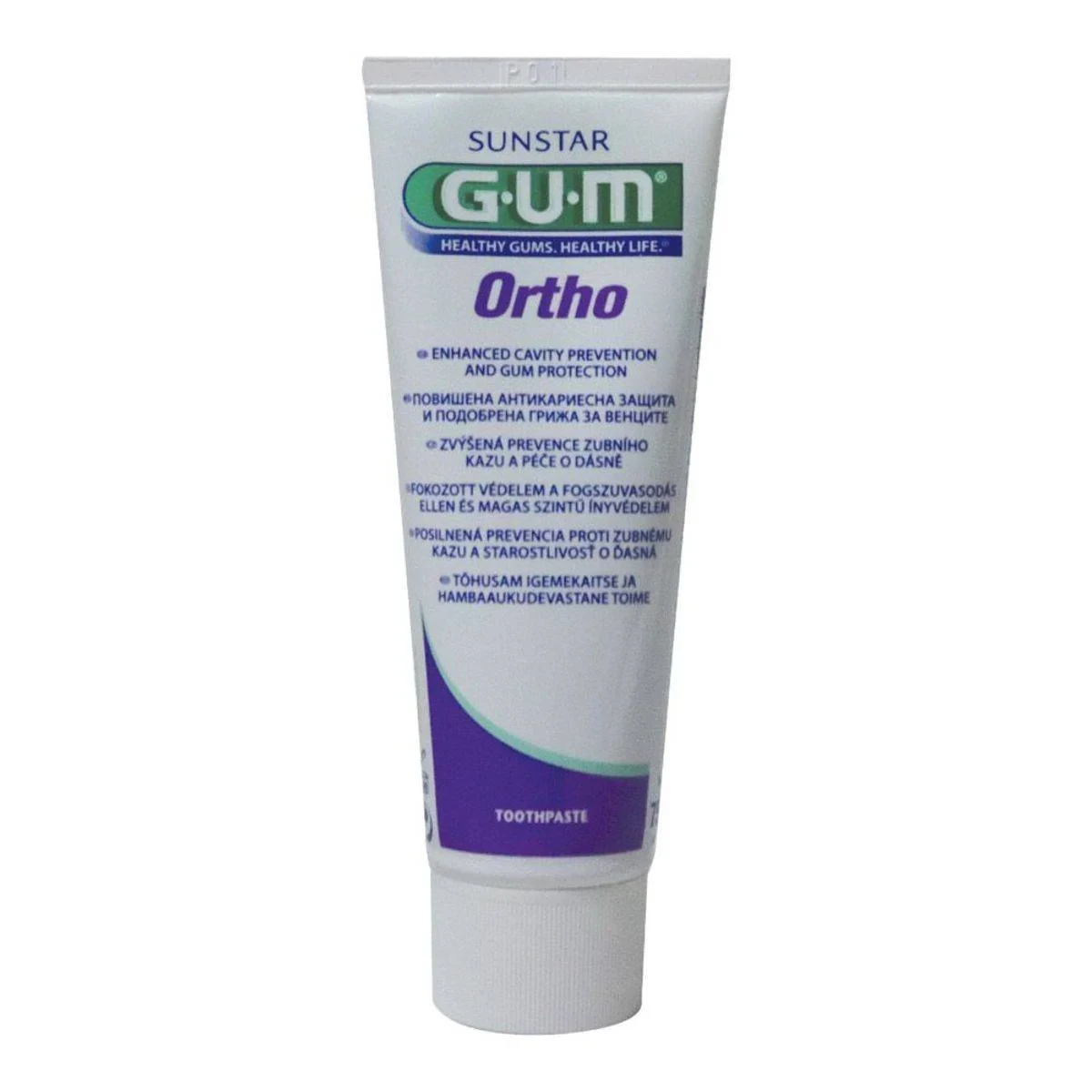 Gum Ortho Spearmint Toothpaste Gel 75g