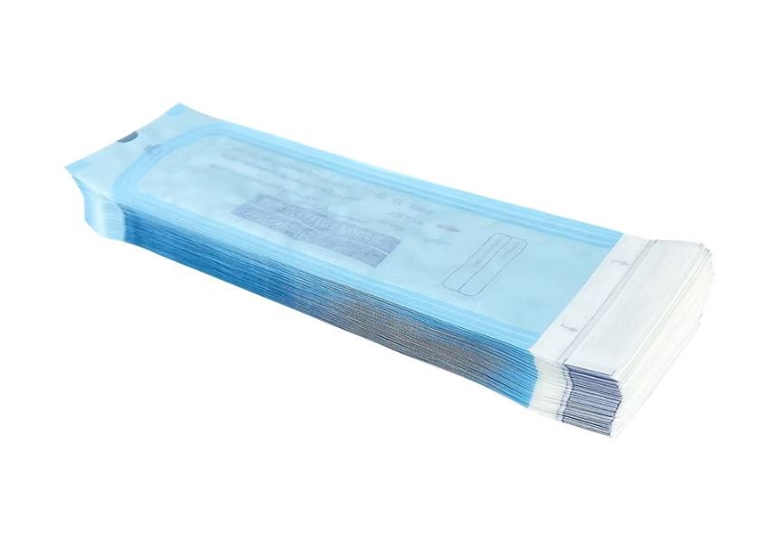 Self Sealing Sterlization Pouches With Two External Indicators