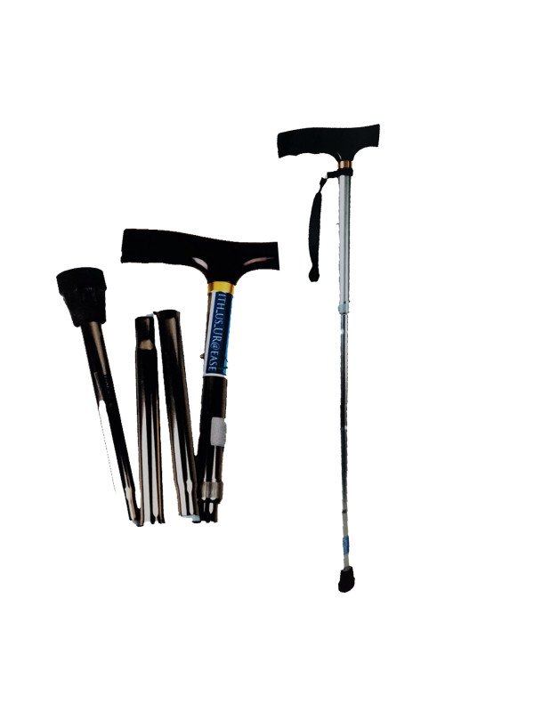 عصا معدنية تنطوي