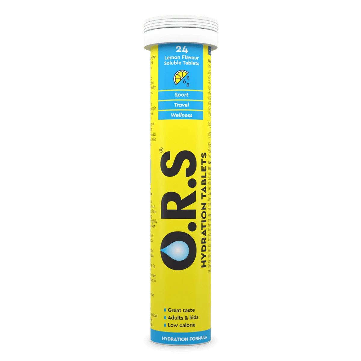ORS Hydration Lemon 24 Effervescent Tablets