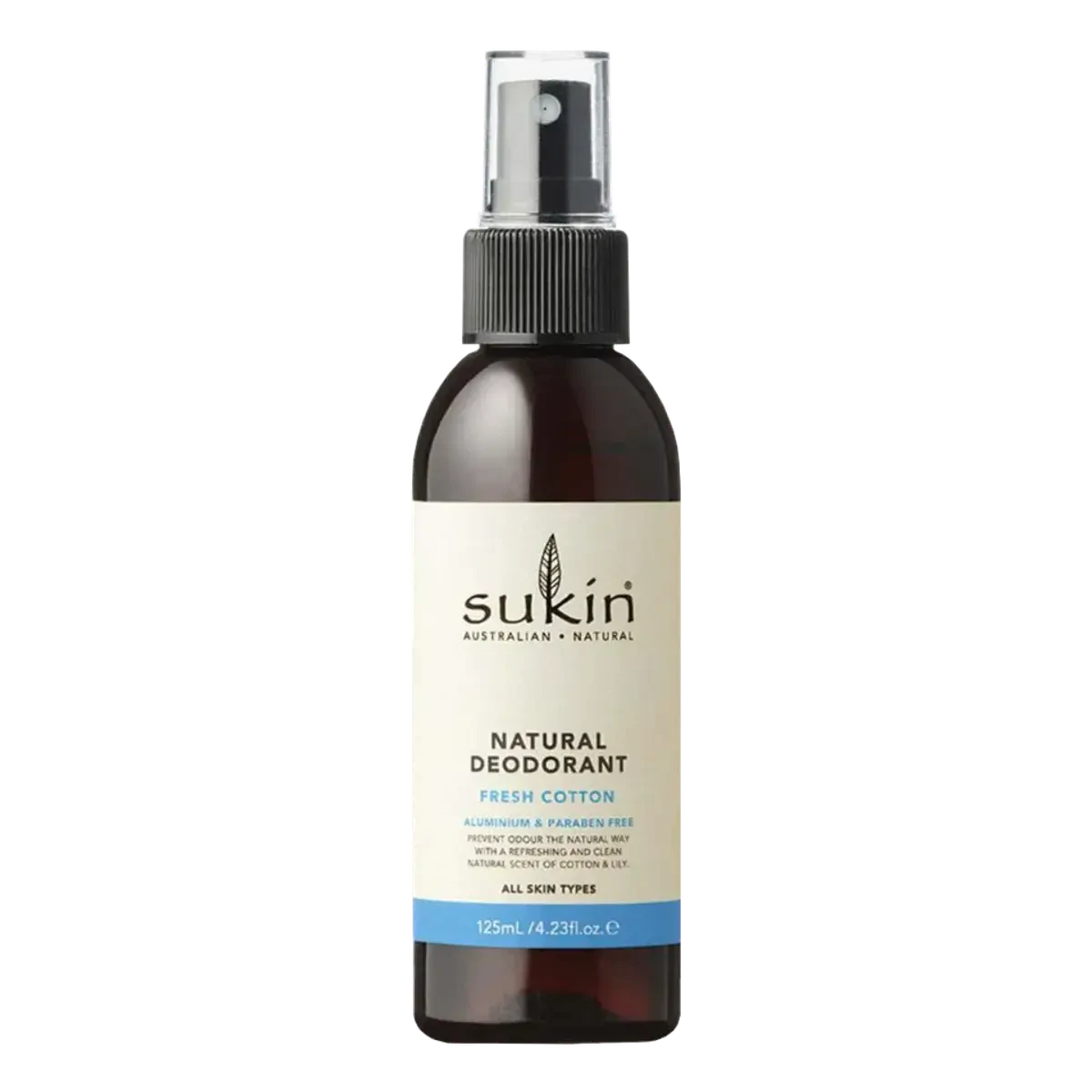 Sukin Natural Deodorant Fresh Cotton 125ml