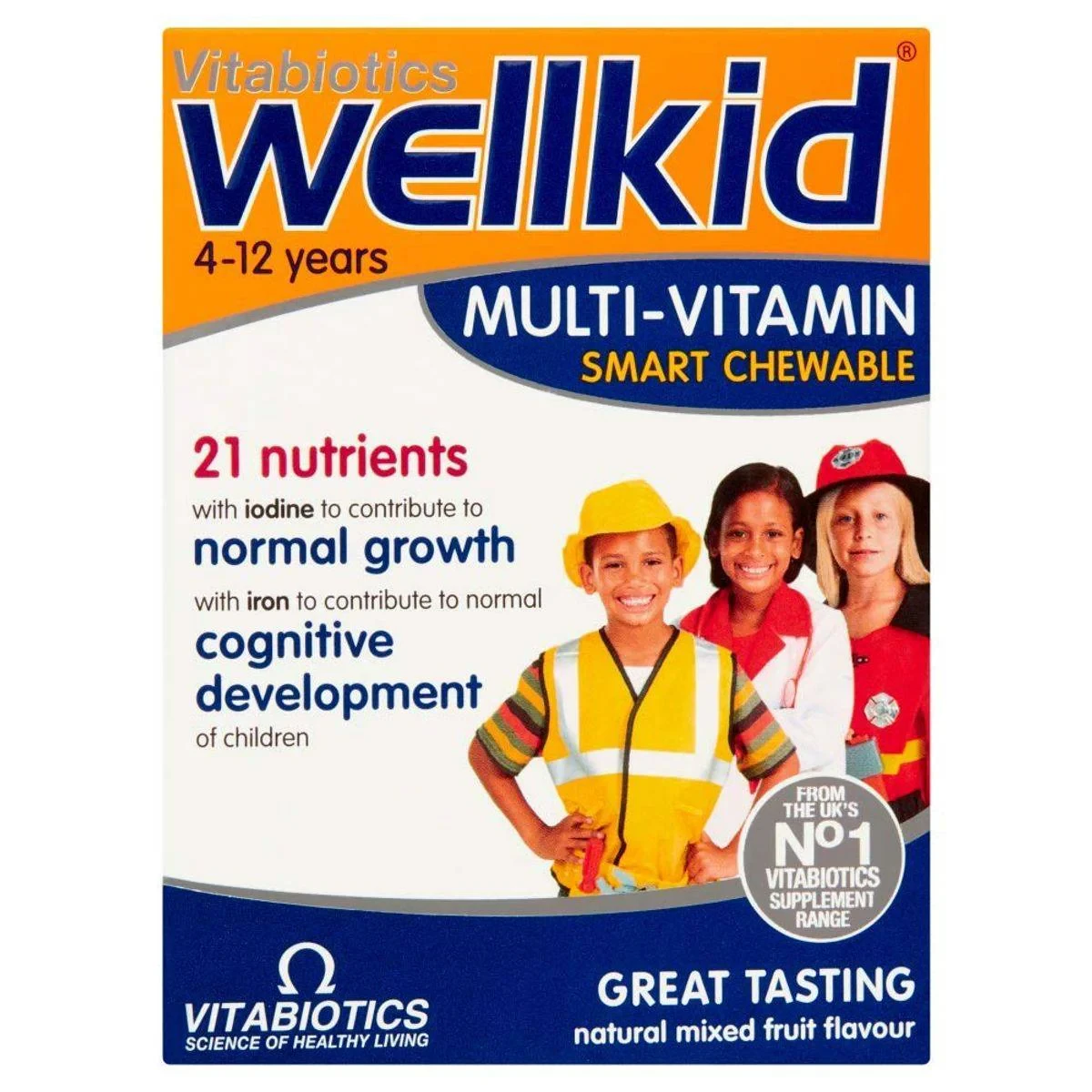 Vitabiotics Wellkid Multivitamin Smart Chewable 30 Tablets