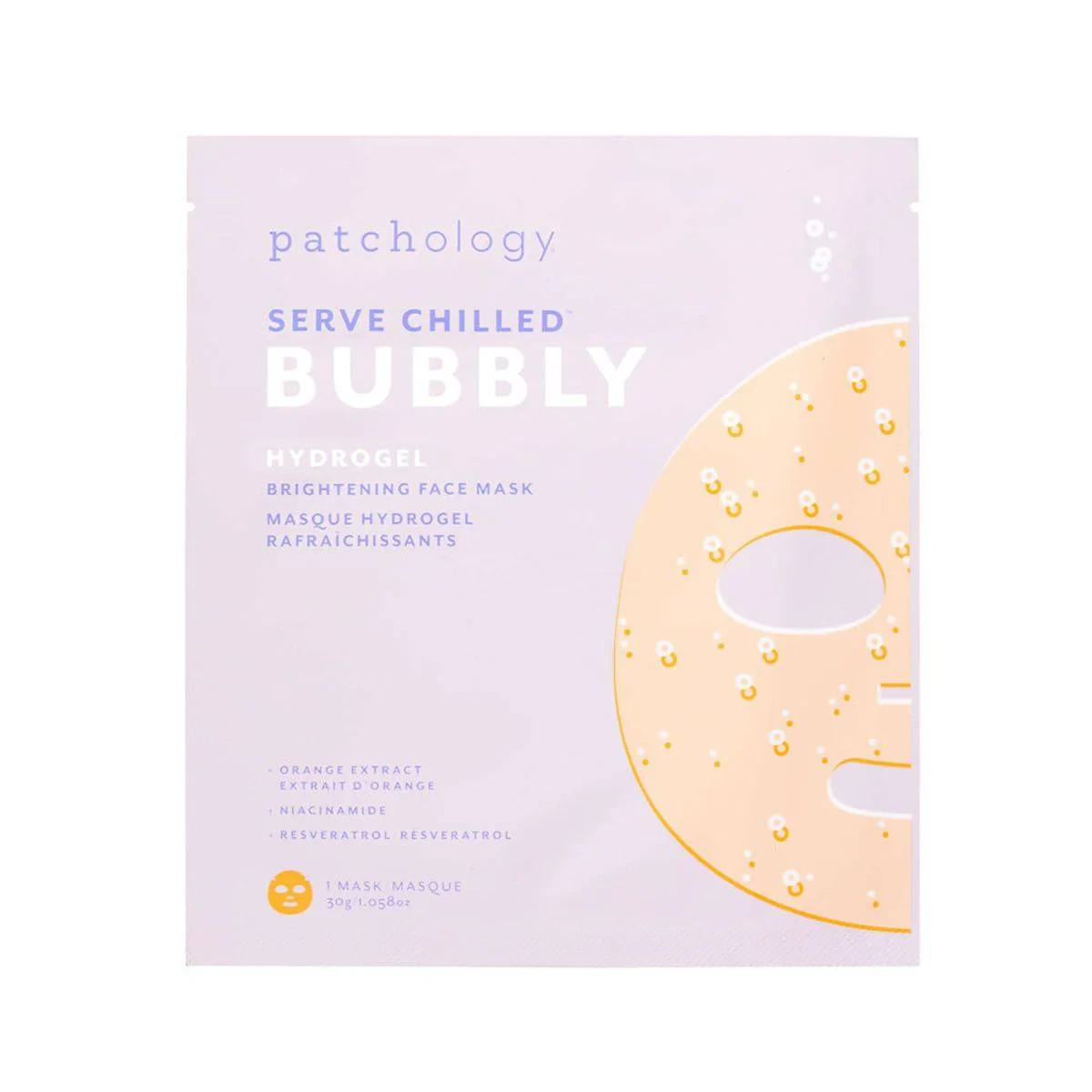 Patchology Hydrogel Bubbly Mask Sheet Mask 1 Pack