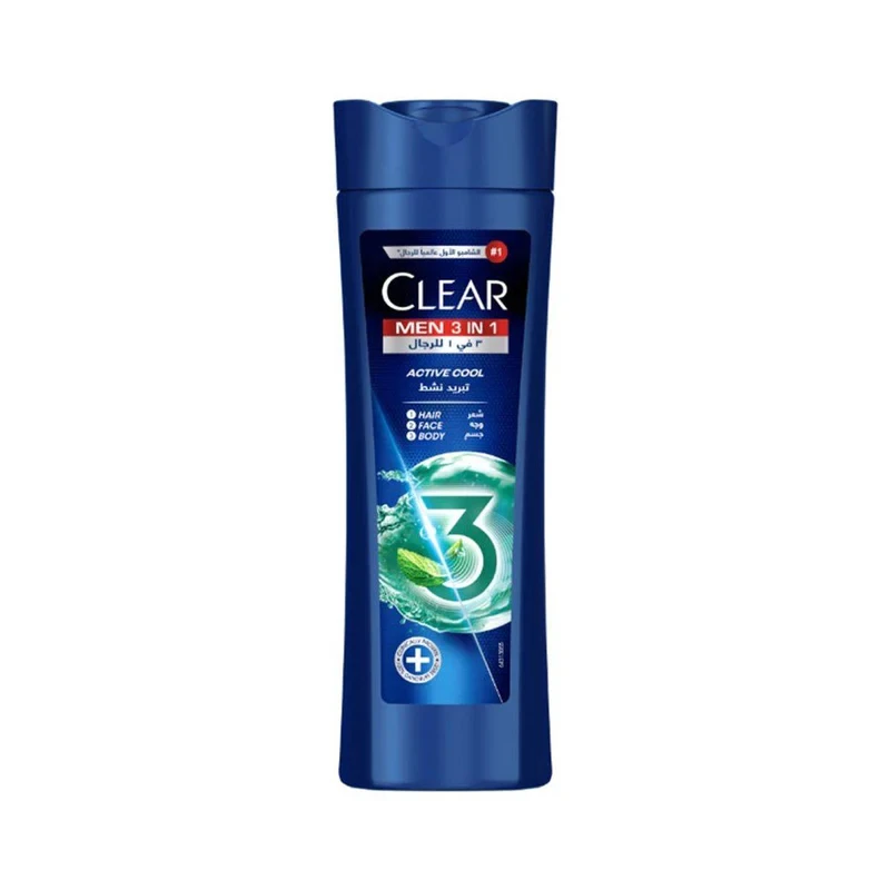 Clear Men Shampoo & Conditioner 3 In 1 Active Cool 400ml