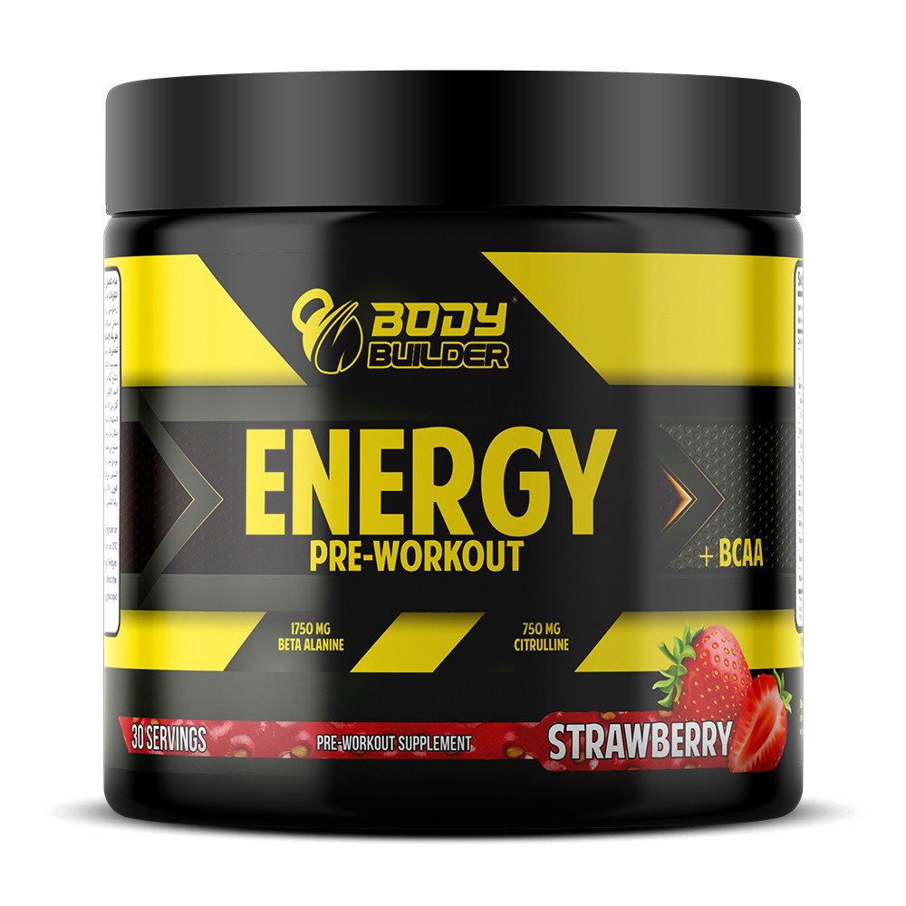 BODY BUILDER ENERGY PRE-WORK BCAA STRAW 30SERV