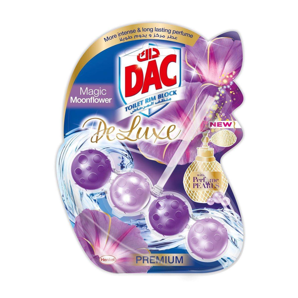 Dac Toilet Rim Block Deluxe Moon Flower 50g